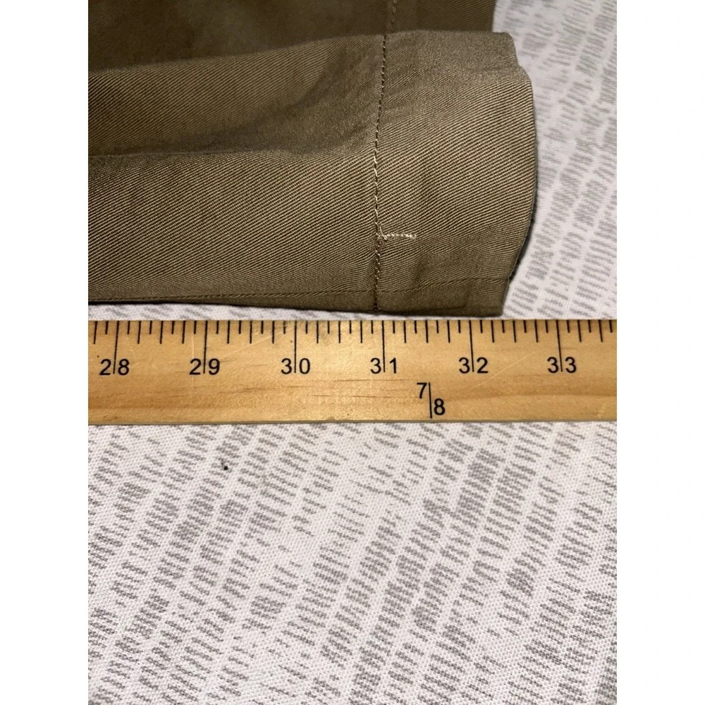 Vintage Polo Ralph Lauren Mens Andrew Pants Khaki Tan Pleated Chino 38x32